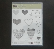 NEW Stampin Up Heart Happiness Clear Stamps Set of 15 Love Valentine's Day