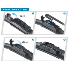 Coppia Spazzole Tergicristallo Bosch Direct Connect Per LEXUS RX350 (2004-2015) - Anteriori - Foto 4