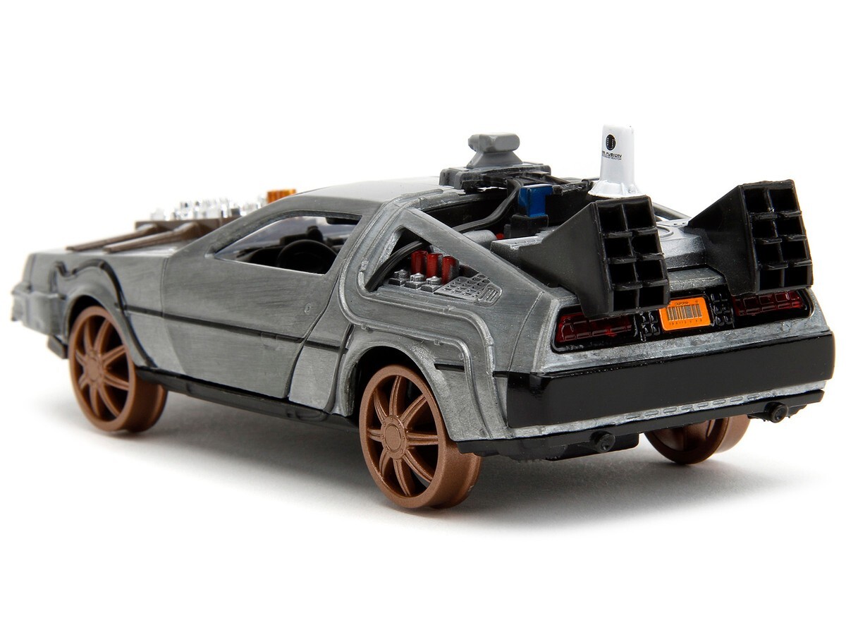 【美品】Back to the Future〈DeLorean／3台／USJ〉 1:24 Back to the Future III (1990) - DeLorean Time Machine w
