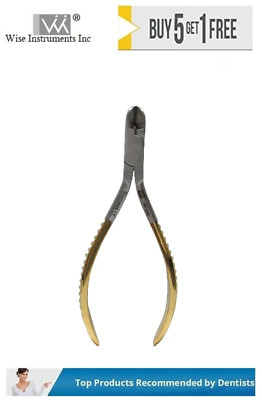 Wise Dental Orthodontic Hard Wire Cutter 15 degree angle. Tungsten Carbide Inser
