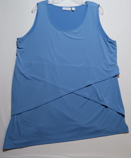 Susan Graver woman's blue tank top XL