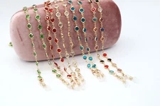 Eyeglass Chain Sunglasses Read Glasses Chain Holder Eyewear Necklace Crystals