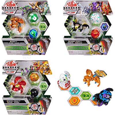 Bakugan Starter Pack mit 3 Armored Alliance Bakugan (1 Ultra & 2 Basic Balls) in