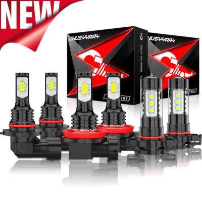 For Jeep Grand Cherokee 2011 2012 2013 Faro LED 4 lados+Bombillas luz antiniebla
