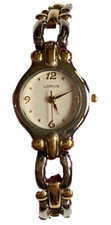Lorus Ladies Watch with Two Tone Bracelet LRO446 Stainless Steel Case Back