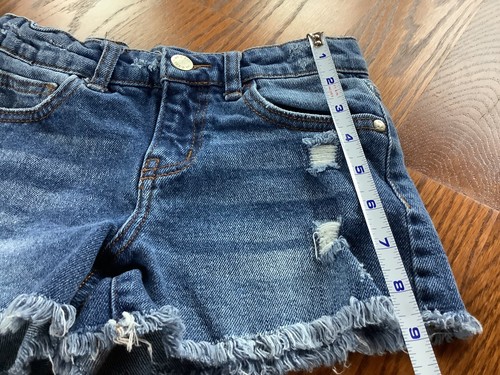 Girls Art Class Denim Distressed Jean Shorts Size 8 Gently Used - Picture 3 of 6