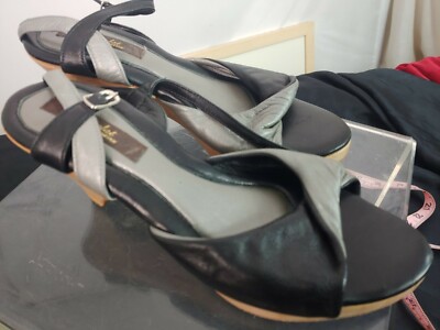 Chocolat Slightly Addictive 7 3'' Heel Platform Ankle Strap Sandals Wood Sole...