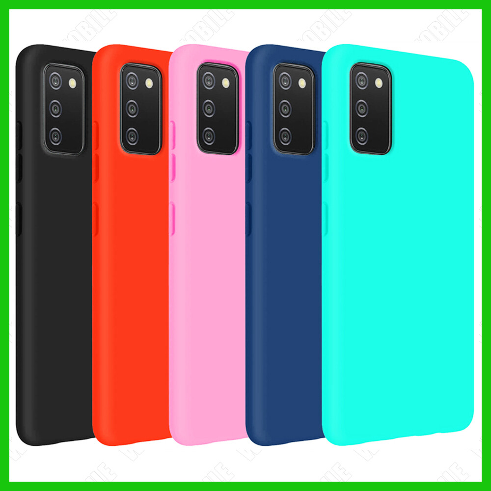 Cover per Samsung Galaxy A02s in Silicone Custodia Protezione Pellicola di Vetro