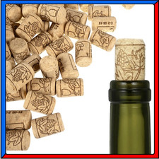 Set 100 Tappi Tappo in Sughero Vino  per Imbottigliamento Piccoli Ecologici