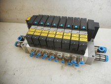FESTO VIMP1 MANIFOLD BLOCK -- 8 x 29844  24VDC -- MYH-5/2