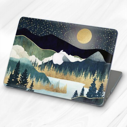 Estuche rígido abstracto Night Forest Mountains Lake para Macbook Air 13 Pro 16 13 15 - Imagen 2 de 4