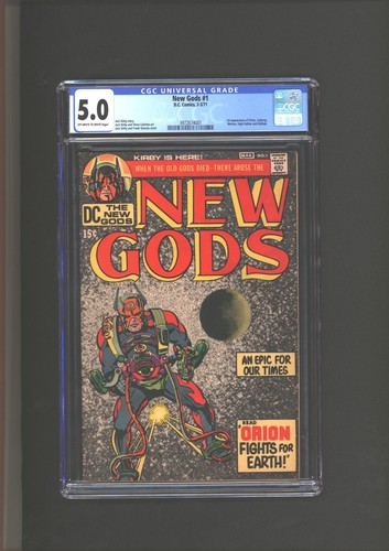 New Gods #1 CGC 5.0 1st App Of Orion, Lightray, Metron, High-Father & Kalibak 1