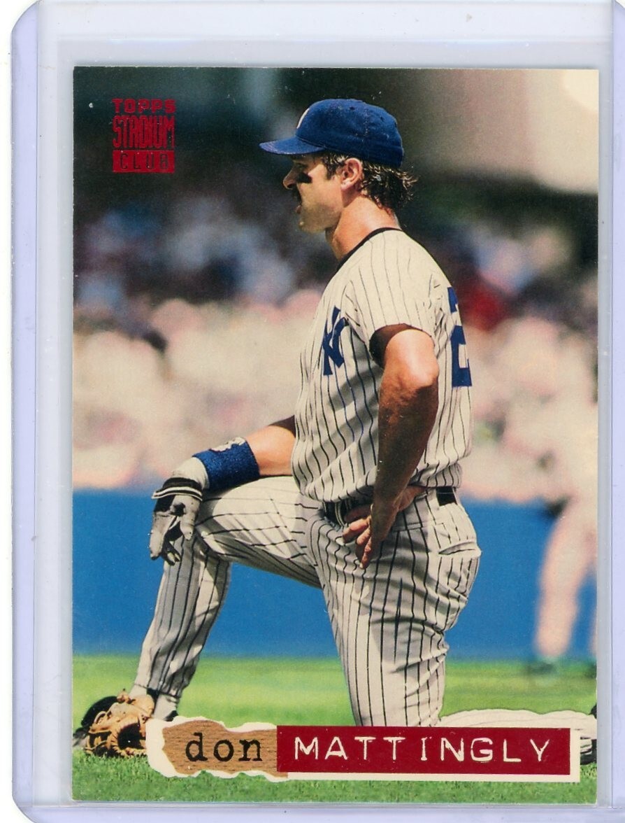 Don Mattingly 1994 Topps Stadium Club Baseball Card #195 New York 