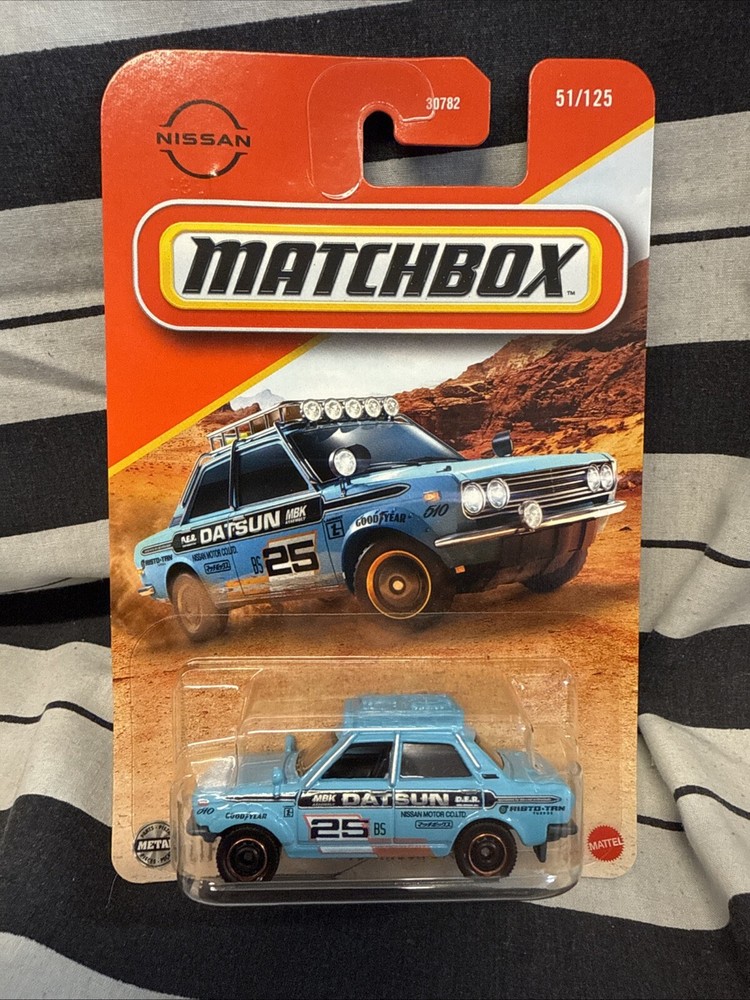 Matchbox '70 Datsun 510 Rally 51/125