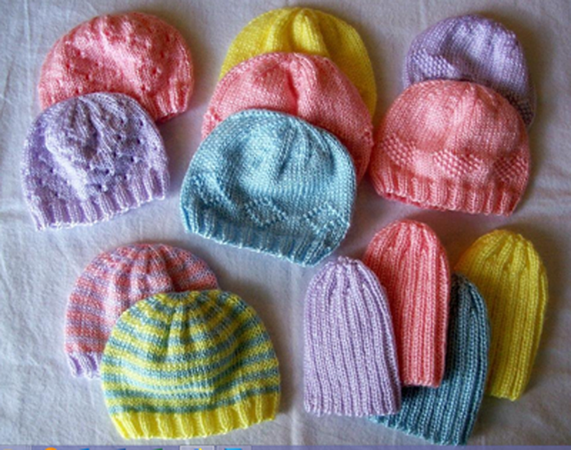 premature baby hats