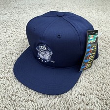 Vtg Georgetown Hoyas Hat Youth Trucker Snapba...