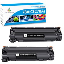 2 x Black CE278A Toner Cartridge For HP 78A LaserJet Pro M1536DNF M1536N P1606