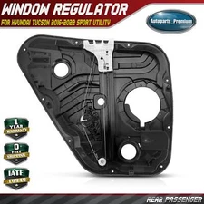 Rear Passenger Power Window Regulator for Hyundai Tucson 2016-2022 Sport Utility