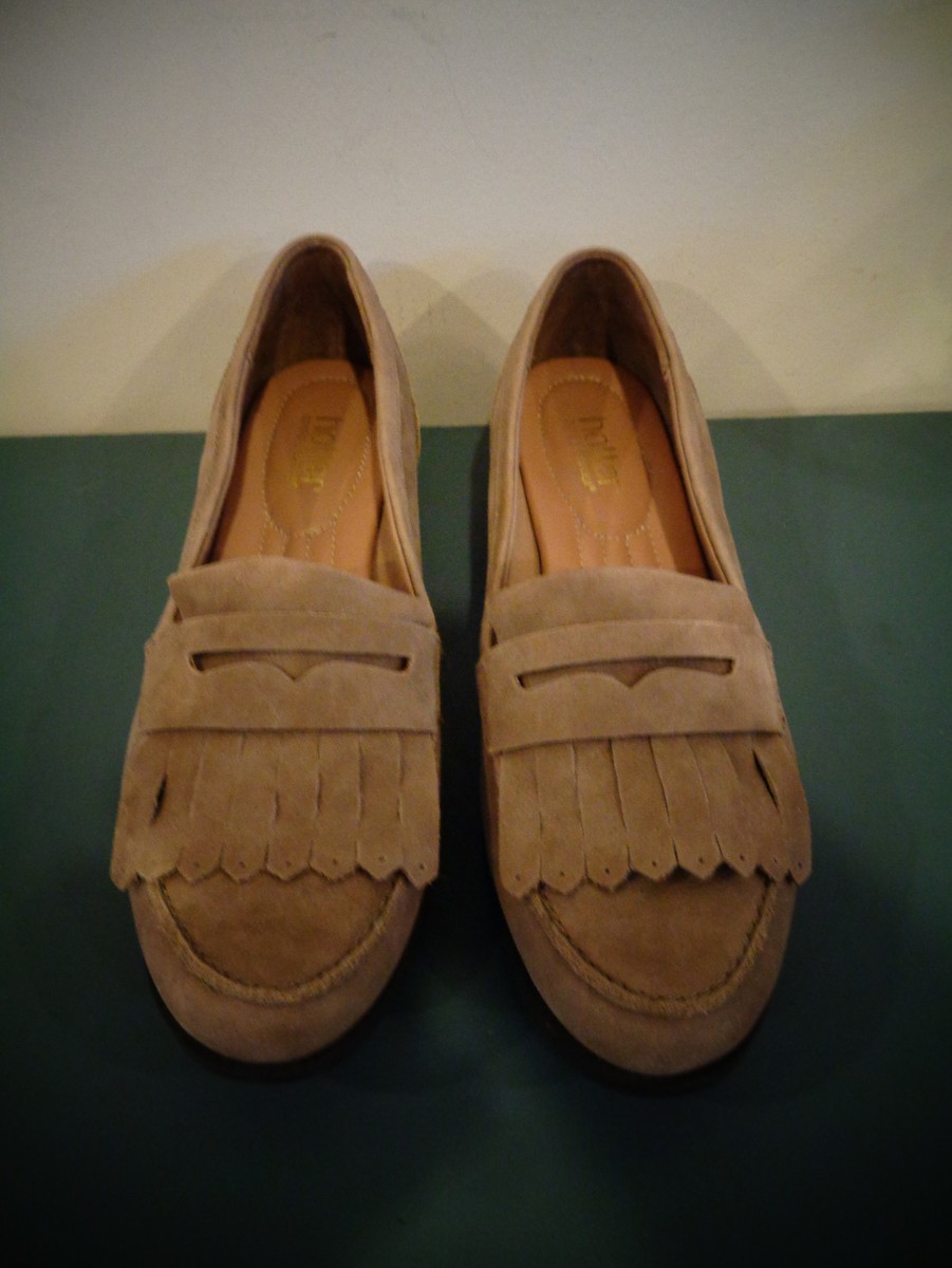 Hotter Comfort Concept Leather Loafers Size 8 NWOT Hotter Comfort Concept Shoes Loafers Deep Purple  main image 3