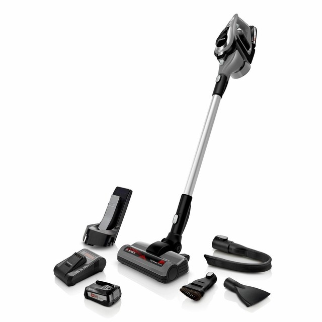 Bosch Serie 8 BCS812KA2 scopa elettrica Senza sacchetto 0 4 L Nero Argento  | Acquisti Online su eBay