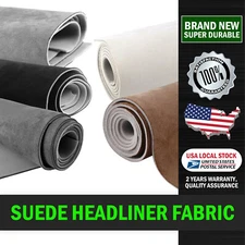 Suede Headliner Fabric Auto Roof Cabin Renovate/ Remedy/ Repair/ Reupholstery US