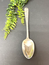 S.Kirk & Son Sterling Silver Repoussé Serving Spoon 9" Long  93 Gr. No Mono