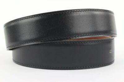 Hermès Black x Silver Reversible Cadena H Belt Kit 863her49 