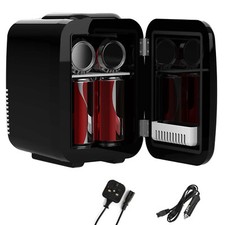 4L Portable Mini Fridge Table Top Electric Small Cooler Bedroom Ice Box Warmer