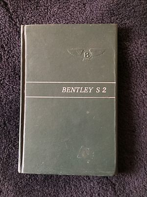 Bentley S2 Owners Manual Handbook OEM LHD RHD 1959-62 First Edition