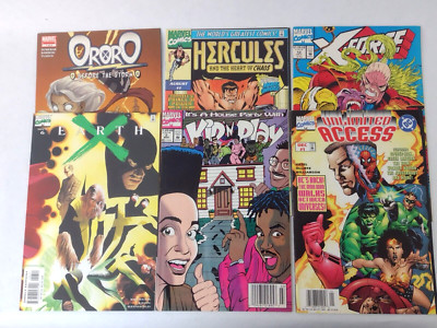 Bundle Lot of 6 Marvel Comics: Earth X, Unlimited Access, Kid 'N Play, Ororo...