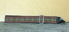 Classic Traditional Bright Red Green Seventies Hippie Style Camera Strap A4569