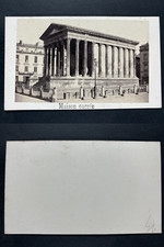 France, Nîmes, Maison Carrée Vintage cdv albumen print CDV, albumen print, 6