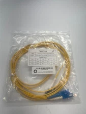 Lynn Electronics LCSCDUPSM-3M 9/125 Yellow Duplex Single-Mode Fiber Optic Patch