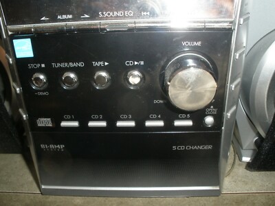 PANASONIC CD STEREO SYSTEM SA-PM31 CONSOLE SPEAKERS REMOTE TESTED