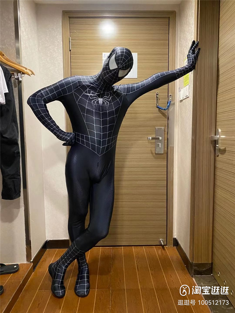 Black Venom Spiderman Jumpsuit Spider-man Cosplay Zentai Suit