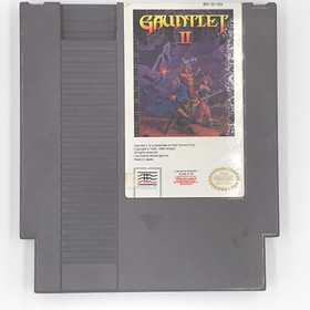 Gauntlet 2  (NES) + Dust Cover Tested And Working