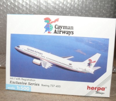 Z2 Herpa 501361 Boeing 737-400 Cayman Airways Neu