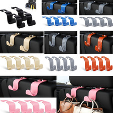 Car Seat Headrest Hook 4 Pack Hanger Storage Organizer Universal for Handbag