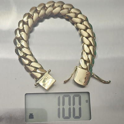 14K Gold Plater Braclet 5-Layer Dipping Process