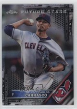 2016 Topps Chrome Future Stars Black Refractor Carlos Carrasco #158 n1u