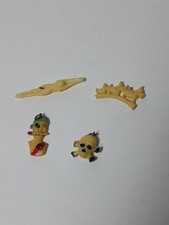 Vintage 1940s Skull Pirate Diver Scotty Dog Lot Celluloid Cracker Jack Charm Toy
