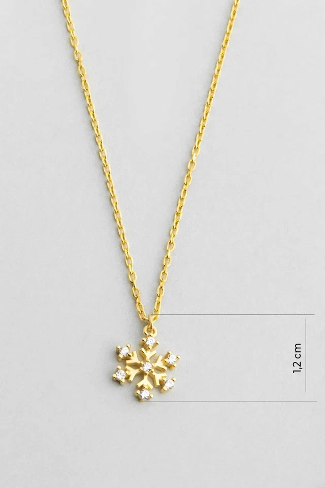 Colar de luxo de ouro amarelo 18k presente feminino feminino novo - Imagem 3 de 4