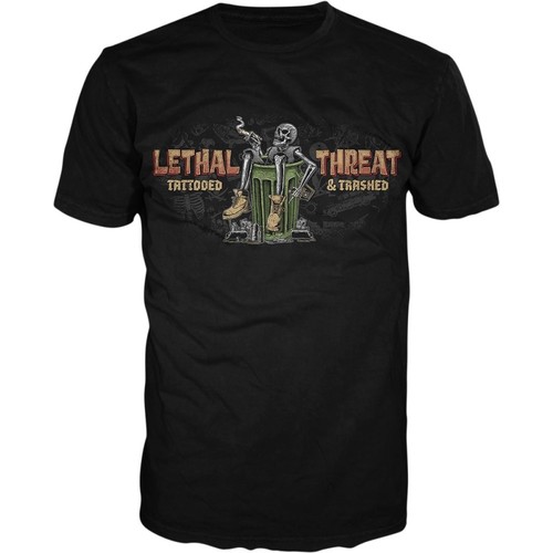 Lethal Threat Tattooed and Trashed T-Shirts 4XL Black LT20892-4XL - Picture 1 of 1