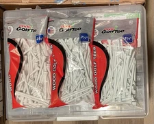 Pride Golf Tee 3-1/4 White Golf Tees, 3 Packs, 90 Count In Each Pack