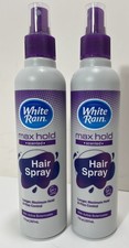2x WHITE RAIN Max Hold Hair Spray SCENTED w/ Active Botanicals, 7 fl.oz. each