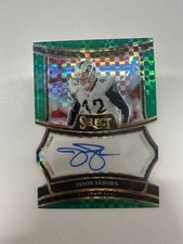 2024 Panini Select Jason Sehorn Green Die-Cut Auto /5 #SP-JSN