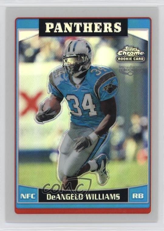 2006 Topps Chrome Refractor DeAngelo Williams #228 1q4u