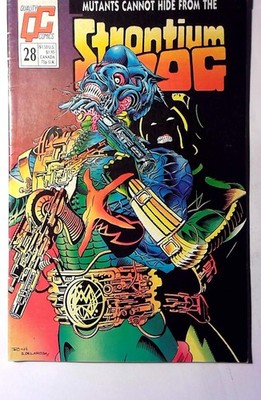 Strontium Dog #28 (1989) Quality Comics 1st Print Comic Book