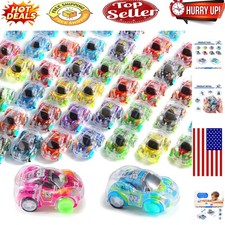 50-Piece Mini Pull Back Racing Cars Set   Fun, Durable, and Colorful Toys for...