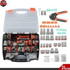 Connector Kit 2 -12 Pin Connectors with Crimping Tool Removal Tool For Cars